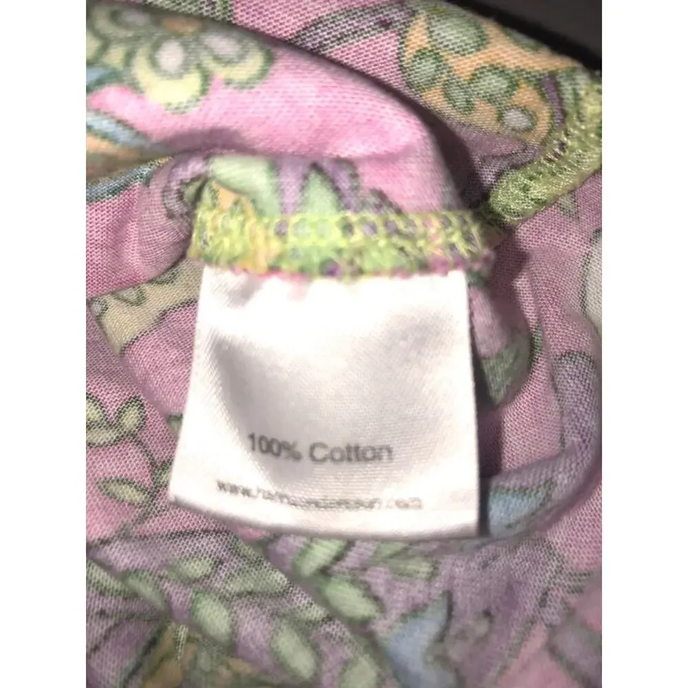 Hanna Andersson Floral Dress size 120 US 6-7